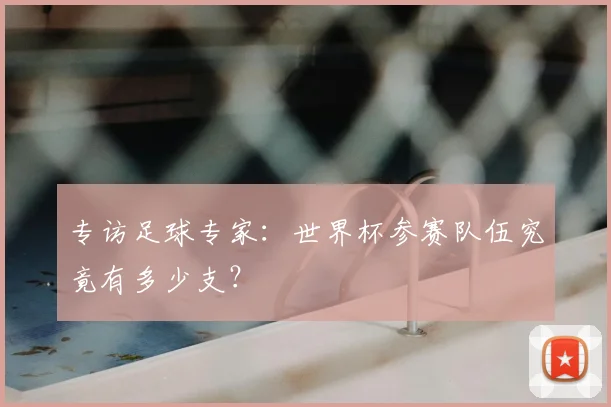 专访足球专家:世界杯参赛队伍究竟有多少支?
